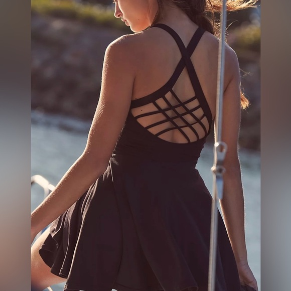 🌸NWOT Free People Good Karma Dress. Black. Size: XS/S - Picture 14 of 14